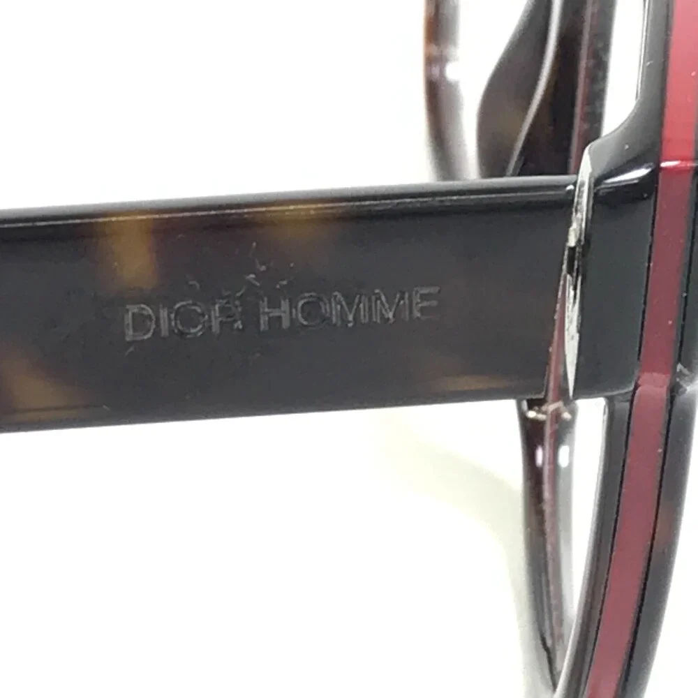 Christian Dior Homme Eyeglasses Frames BLACKTIE163 CFX Tortoise Red 54-17-145